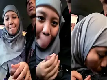 Ajirah Puspa Nyepong di Dalam Mobil Binal